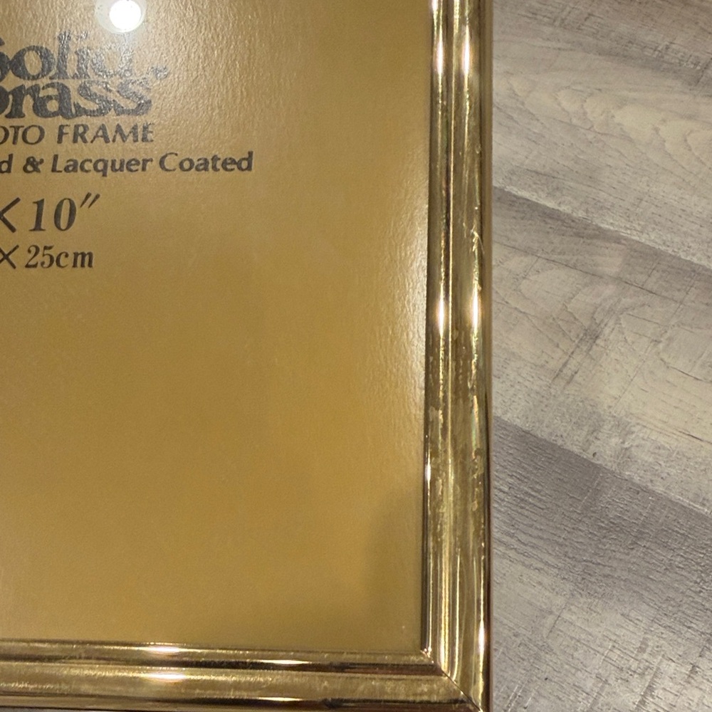 Solid brass 8x10 frame - Picture 5 of 6